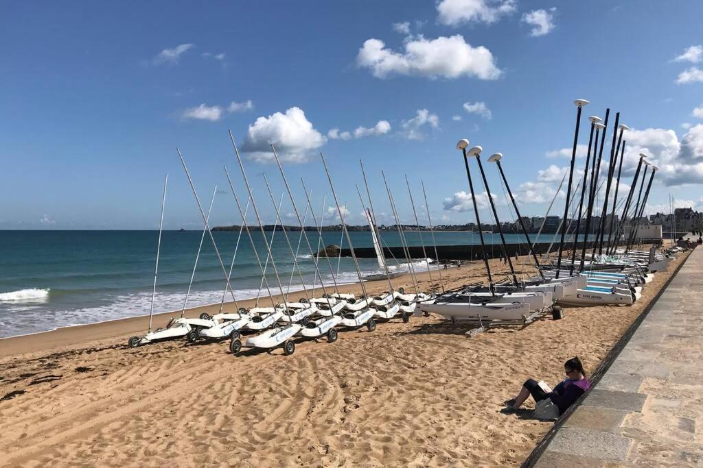 Ideal - Plage, Jardin & Jacuzzi, Proche Plage Et Thalasso - 1 A 6 Personnes Сен-Мало Экстерьер фото